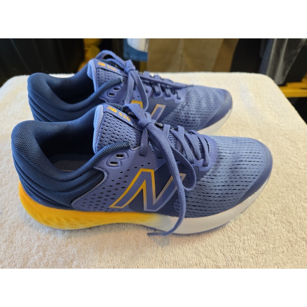 New Balance 520 Running Shoes Women's Size 6 1/2 Blue Yellow Athletic W520HB7